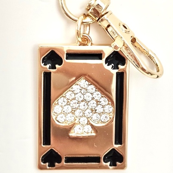 New Kate Spade New York x Target Spade Playing Card Bag Charm Limited Edition - Picture 4 of 10